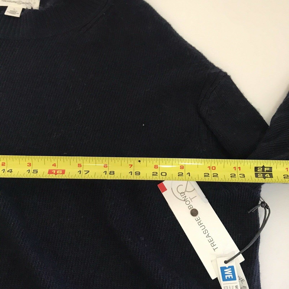 Treasure & Bond Blue Crew Neck Sweater - Picture 8 of 8